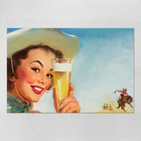 Poster 30x45cm Propaganda Antiga De Cerveja Retro Pub 49