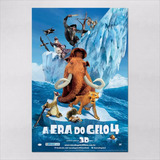 Poster 40x60cm Filmes Infantis Animacao A Era Do Gelo 4 Ice