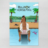 Poster 40x60cm Series Seriado Desenho Bojack Horseman 08