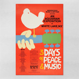 Poster 40x60cm Woodstock Festival