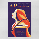Poster 60x90cm Adele