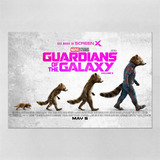 Poster 60x90cm Guardioes Da Galaxia   Volume 3   Filmes   32