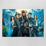 Poster 60x90cm Piratas Do Caribe Salazar 3
