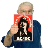 Poster Acdc Angus Young Brian Johnson