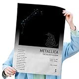 Poster Autoadesivo 40x60cm The Black Album Metallica- Heavy Metal- Spotify