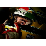 Poster Ayrton Senna Piloto Formula 1 Vitória O Melhor