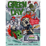 Poster Banda 40x55cm Green Day Show Cartaz Rock Chicago Usa