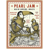 Poster Banda Pearl Jam 30x42cm Cartaz Show Rock Plastificado