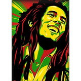 Poster Bob Marley Psicodelico