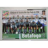 Pôster Botafogo Campeão Rio são Paulo 1998 Raí Placar