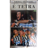 Pôster Botafogo Tetra Futebol Jornal Brasil No 43