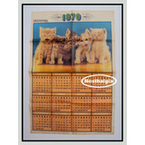 Poster Calendário 1970 Enciclopédia Bloch F 227 