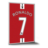 Poster Camisa Portugal Cristiano Ronaldo Pôsteres Placa A0