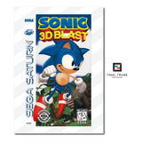 Pôster Capa Sonic 3d Blast Sega