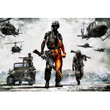 Poster Cartaz Jogo Battlefield Bad Company Vietnam - 30x45cm