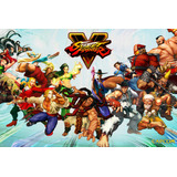 Poster Cartaz Jogo Street Fighter 5