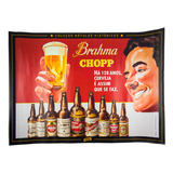 Pôster Cartaz Rótulos Históricos Cerveja Brahma