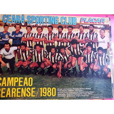 Poster Ceara Sporting Club Campeao Cearense 1980