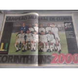 Poster Corinthians Campeão Mundial 2000 Jornal Lance
