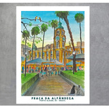 Pôster De Porto Alegre Viaduto Otávio Rocha 40x32cm