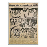 Poster Do Palmeiras Jornal De Campeão Mundial 1951 6 
