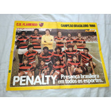 Poster Flamengo Campeão Brasileiro 1980 Atlético Vice