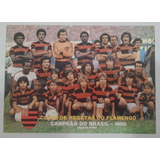 Pôster Flamengo Campeão Do Brasil 1980