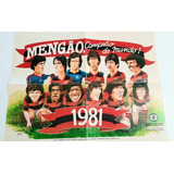Poster Flamengo Campeão Do Mundo 1981