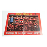 Poster Flamengo Campeão Libertadores 1981