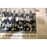 Poster Flamengo De 1957 Original Revista Manchete Esportiva