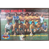 Poster Futebol Placar Seleção Brasileira Brasil