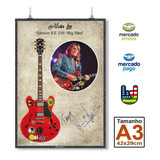 Poster Guitarra Alvin Lee Cultura Rock Tam A3 42x29cm
