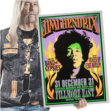 Poster Jimi Hendrix Eric Clapton Bb