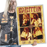 Poster Led Zeppelin Jimmy Page Robert Plant John Bohan A2 42