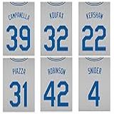 Pôster Los Angeles Dodgers MLB Conjunto De Seis Camisetas De Beisebol Vintage - Koufax Kershaw Campanella Piazza Robinson Sadler 20-3 X 25-4 Cm Impressões De Pôster Semibrilhantes