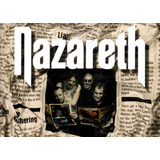 Poster Nazareth Grande Hd 50cmx70cm Rock Cartaz Capa Metal