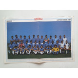 Pôster Placar - Cruzeiro Campeão Mineiro 1987
