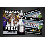 Poster Placar Futebol Botafogo