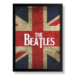 Pôster Quadro Arte England Beatles Moldura