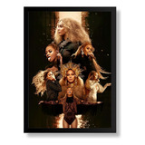 Poster Quadro Beyonce Moldura