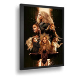 Poster Quadro Beyonce Moldura