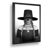 Poster Quadro Beyonce Moldura