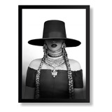 Poster Quadro Beyonce Moldura