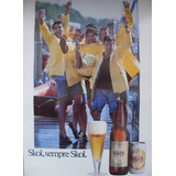 Poster Quadro Cartaz Cerveja Skol Anos 80 90 Original Antigo