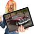 Poster Quadro Com Moldura Cadillac De Ville 1949 A4 30x21cm