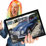 Poster Quadro Com Moldura Dkw vemag Belcar 59 A4 30x21cm