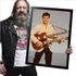 Poster Quadro Com Moldura Elvis Presley 01 A2 60x42cm
