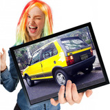 Poster Quadro Com Moldura Fiat Uno 1 5 R 1989 A4 30x21cm