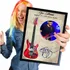 Poster Quadro Com Moldura Joe Satriani A4 30x21cm
