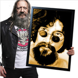 Poster Quadro Com Moldura Raul Seixas 16 A2 60x42cm